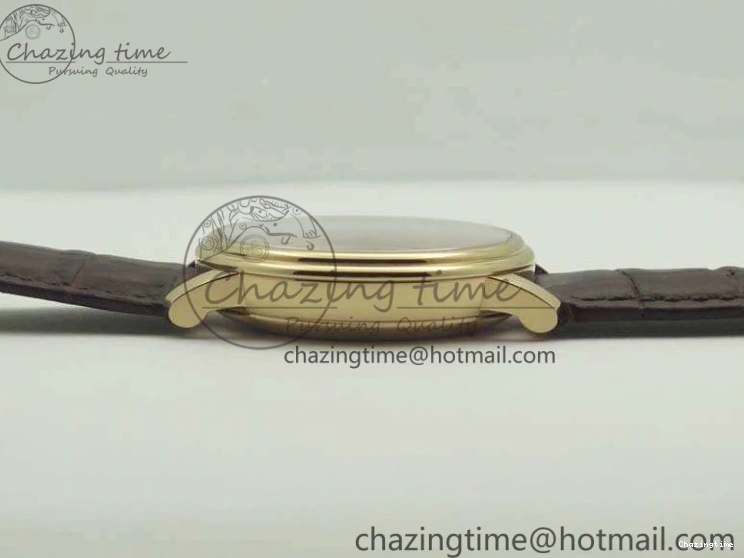 0519 Villeret 6669 RG HG 1:1 Best Edition White Dial On Leather Strap V UrbanStyle 8096